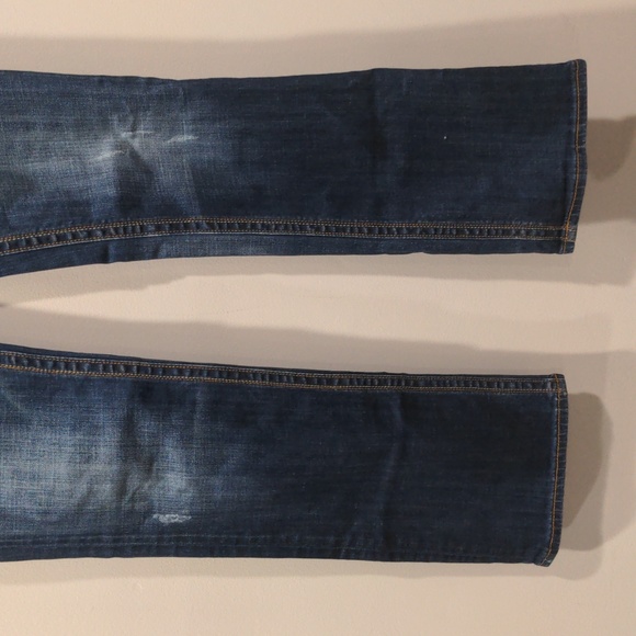 Rock Revival Women's Chrissie Boot Cut Jeans Size 30 Flap Button Pockets Faded - Picture 3 of 10